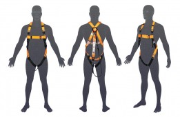 H105 LINQ Basic Full Body Harness with Lanyard 1