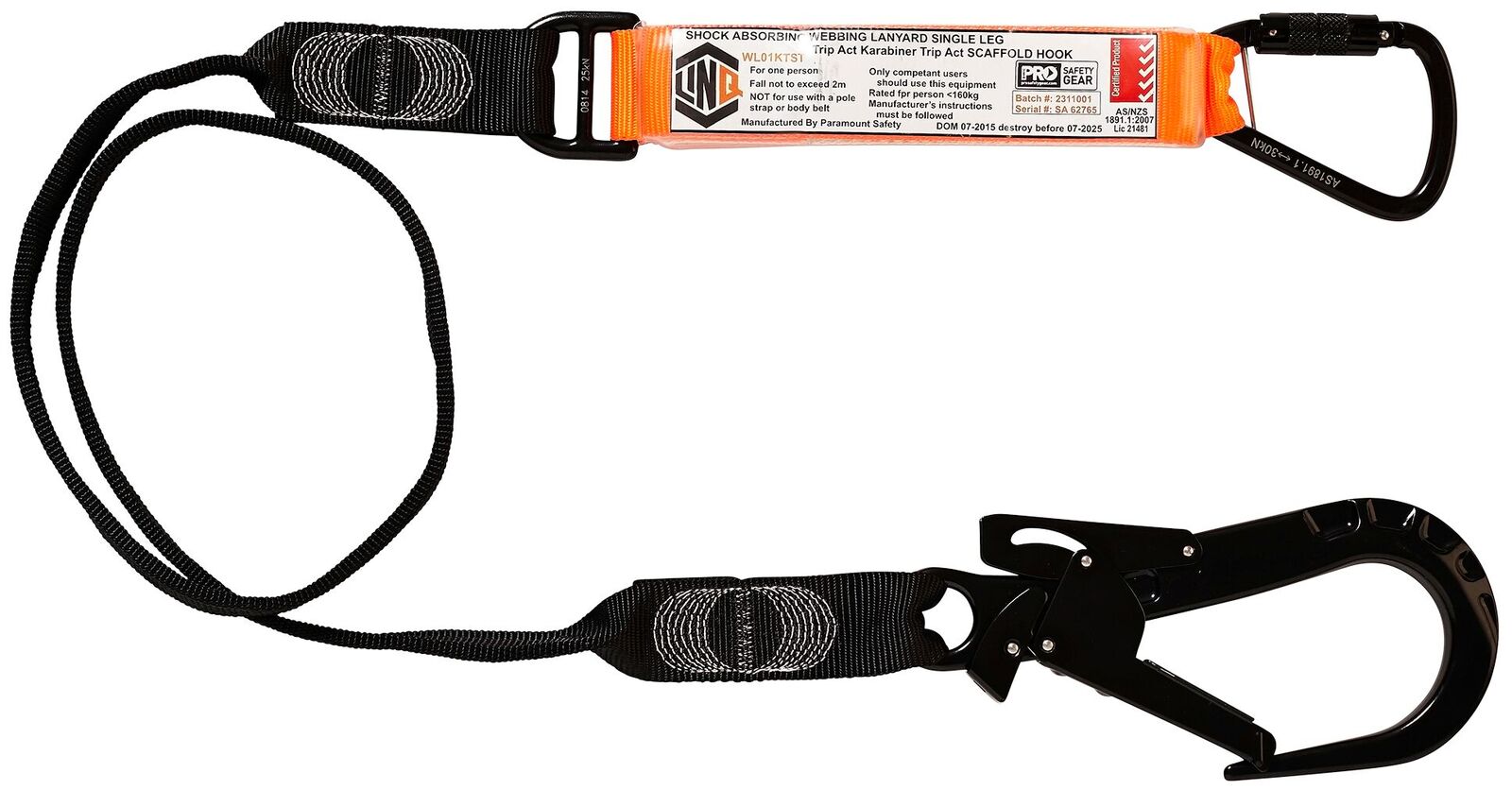 WLO1KTST LINQ Webbing Lanyard 1